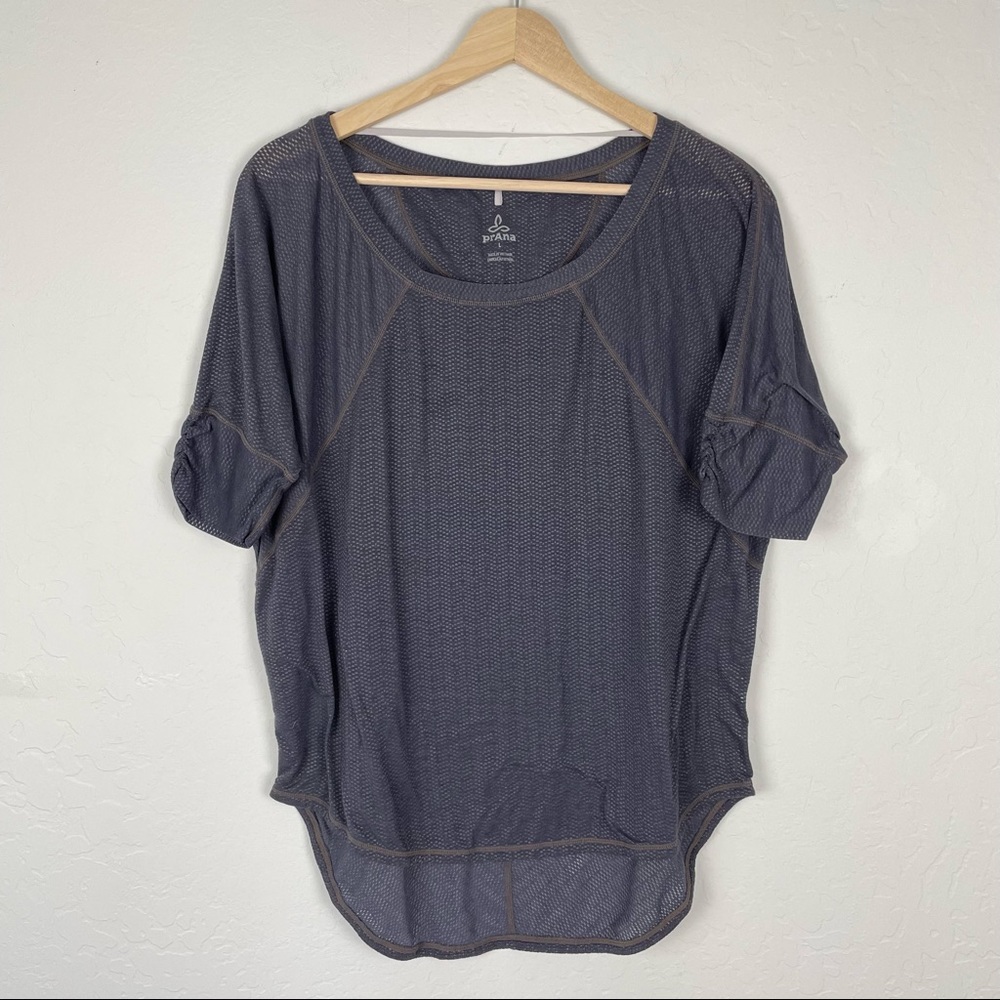 Prana light weight breathable hiking yoga t shirt size Large
